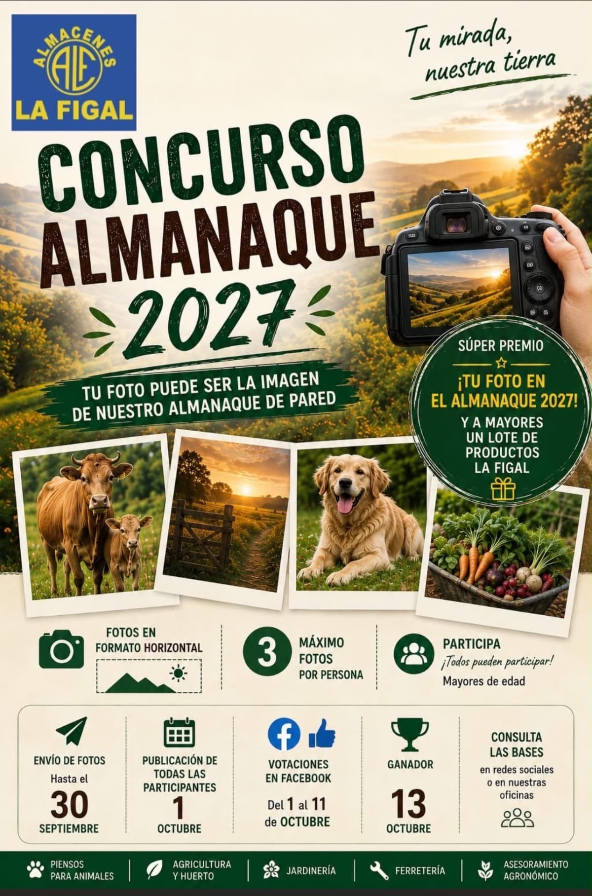 Concurso Almanaque 2027 de Almacenes La Figal